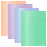 Папка-уголок ERICH KRAUSE "Matt Pastel Bloom", ассорти, 0,18 мм, 61133 272919