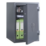 Сейф взломостойкий 1 класс VALBERG "Кварцит-65Т", 655х440х430 мм, 150 кг, ключевой замок, трейзер 290697