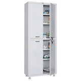 Шкаф медицинский 2-створчатый HILFE "МД 2 1670/SS" 1755х700х320 мм, белый, S26199203009 291318