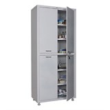 Шкаф медицинский 2-створчатый HILFE "МД 2 1780/SS" 1850х800х400 мм, белый, S26199205009 291322