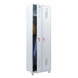 Шкаф медицинский для одежды HILFE "МД 2 ШМ-SS" 1900х575х500 мм, белый, S26199302109 291325