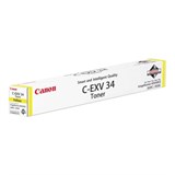 Тонер CANON (C-EXV34Y) iR C9060/C9065/C9070, желтый, оригинальный, ресурс 16000 страниц, 3785B002 320718