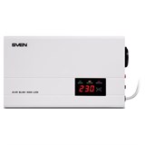 Стабилизатор SVEN SLIM-500 LCD, 400 Вт, 140-260 В, 1 евророзетка, настенное крепление, SV-012809 354893
