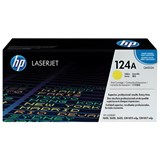 Картридж лазерный HP (Q6002A) ColorLaserJet CM1015/2600 и др, №124A, желтый, оригинальный, 2000 стр. 360587