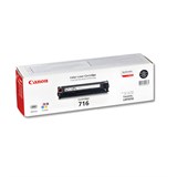 Картридж лазерный CANON (716BK) LBP-5050, черный, ресурс 2500 страниц, оригинальный, 1980B002 360729