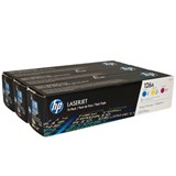 Картридж лазерный HP (CF341A) CLJ CP1025/M275/M175, №126A, оригинальный, КОМПЛЕКТ 3 цвета ресурс по 1000 страниц 361436