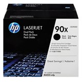 Картридж лазерный HP (CE390XD) LaserJet M602n/M603n и другие, №90X, КОМПЛЕКТ 2 шт., оригинальный, ресурс 2х24000 страниц 361466
