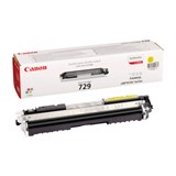 Картридж лазерный CANON (729Y) LBP7010C/7018C, желтый, ресурс 1000 страниц, оригинальный, 4367b002 361545