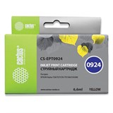Картридж струйный CACTUS (CS-EPT0924) для EPSON Stylus C91/CX4300/T26/T27/TX106, желтый 361960