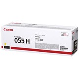 Картридж лазерный CANON (055HY) для LBP663/664/MF742/744/746, желтый, оригинальный, ресурс 5900 страниц, 3017C002 363336