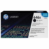 Картридж лазерный HP (CE264X) ColorLaserJet CM4540, №646X, черный, оригинальный, ресурс 17 000 страниц 363374