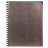Тетрадь бумвинил, А5, 96 л., гребень, офсет №1, клетка, КОРИЧНЕВАЯ Metallic, HATBER, 96Т5бвВ1гр 403491