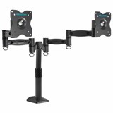 Кронштейн для 2 мониторов настольный KROMAX OFFICE-3, VESA 75/100, 15"-34", до 2х6 кг, 7 степеней свободы, 20032 450679
