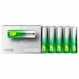 Батарейки GP Super, AA (LR6, 15А), алкалиновые, пальчиковые, КОМПЛЕКТ 40 шт., 15A-2CRVS 455924