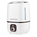 Увлажнитель воздуха BRAYER BR4701, объем бака 3 л, 25 Вт, арома-контейнер, белый 456128