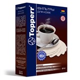 Фильтр TOPPERR №4 для кофеварок, бумажный, отбеленный, 100 штук, 3012 456418