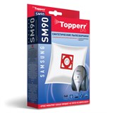 Мешок для пылесоса (пылесборник) синтетический TOPPERR SM 90, SAMSUNG, КОМПЛЕКТ 4 шт., 1407 456438