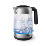 Чайник PHILIPS HD9339/80, 1,7 л, 2200 Вт, закрытый нагревательный элемент, стекло, серебристый 456948
