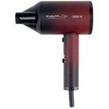 Фен SCARLETT SC-HD70I38, 2000 Вт, 2 скорости, 3 температурных режима, ионизация, черный/бордовый 457205