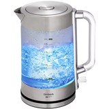Чайник TIMBERK T-EK27G04, 2 л, 2200 Вт, закрытый нагревательный элемент, стекло, стальной 457222