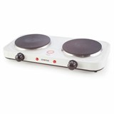 Настольная электрическая плита CENTEK CT-1507, 2000 Вт, 2 конфорки, 5 режимов нагрева, белая 457591