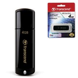 Флеш-диск 4 GB, TRANSCEND Jet Flash 350, USB 2.0, черный, TS4GJF350 510966