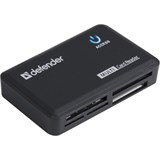 Картридер DEFENDER OPTIMUS USB 2.0, порты SD/MMC, TF, M2, MC, CF, XD, 83501 511271