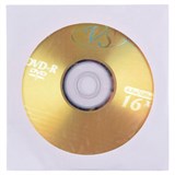 Диск DVD-R VS, 4,7 Gb, 16x, бумажный конверт (1 штука) 511555