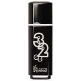 Флеш-диск 32 GB, SMARTBUY Glossy, USB 2.0, черный, SB32GBGS-K 512776