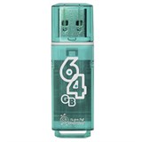 Флеш-диск 64 GB SMARTBUY Glossy USB 2.0, зеленый, SB64GBGS-G 513054