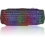 Клавиатура проводная DEFENDER Ultra HB-330L, USB, 104 клавиши, с подсветкой, черная, 45330 513415