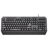 Клавиатура проводная SONNEN KB-7700, USB, 104 клавиши + 10 программируемых клавиш, RGB, черная, 513512 513512