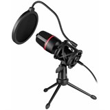 Микрофон игровой DEFENDER Forte GMC 300, кабель 2,4 м, 120 дБ, с мембраной, для стриминга, 64630 513686