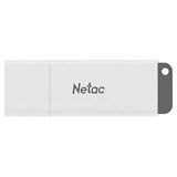 Флеш-диск 32GB NETAC U185, USB 3.0, белый, NT03U185N-032G-30WH 513721