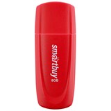 Флеш-диск 8 GB SMARTBUY Scout USB 2.0, красный, SB008GB2SCR 513760