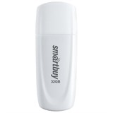 Флеш-диск 32 GB SMARTBUY Scout USB 2.0, белый, SB032GB2SCW 513769