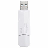 Флеш-диск 64 GB SMARTBUY Clue, USB 2.0, белый, SB64GBCLU-W 513789