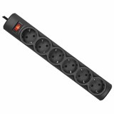 Сетевой фильтр DEFENDER DFS 155, 6 розеток, 5 м, черный, 99496 513815