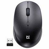 Мышь беспроводная DEFENDER Auris MB-027, USB, 3 кнопки + 1 колесо-кнопка, оптическая, черная, 52027 513818