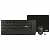 Набор беспроводной SVEN KB-C3800W, клавиатура, мышь 5 кнопок + 1 колесо-кнопка, коврик, SV-017293 513835