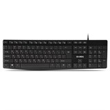 Клавиатура проводная SVEN KB-S305, USB, 105 кнопок, черная, SV-018801 513837