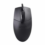 Мышь проводная A4TECH OP-720, USB, 2 кнопки + 1 колесо-кнопка, оптическая, черная, 513289 513921