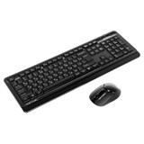 Набор беспроводной A4TECH Fstyler FG1010, USB, 104 клавиши, мышь 4 кнопки + 1 кнопка-колесо, черная, 1147570 513930