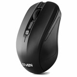 Мышь беспроводная SVEN RX-270W, 3 кнопки + 1 колесо-кнопка, оптическая, чёрная, SV-016234 513976