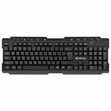 Клавиатура беспроводная DEFENDER Element HB-195 RU, USB, 114 клавиш, черная, 45195 514040