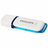 Флеш-диск 16 GB PHILIPS SNOW, разъем USB 2.0, синий, FM16FD70B/97 514078