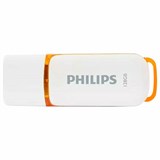 Флеш-диск 128 GB PHILIPS SNOW, разъем USB 2.0, желтый, FM12FD70B/97 514081
