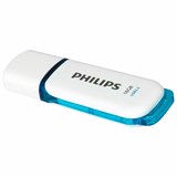 Флеш-диск 16 GB PHILIPS SNOW, разъем USB 3.0, синий, FM16FD75B/97 514083