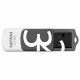 Флеш-диск 32 GB PHILIPS VIVID, разъем USB 3.0, черный, FM32FD00B/97 514095