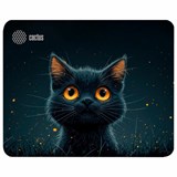 Коврик для мыши CACTUS "Black Cat", 250x200x3 мм, CS-MP-D09S 514112
